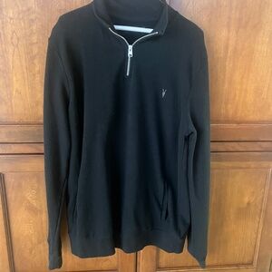 All Saints Men’s Black Pullover Size L.